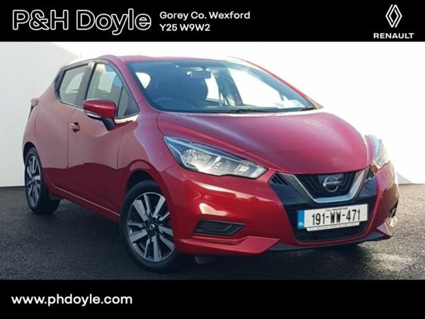 Nissan Micra Hatchback, Petrol, 2019, Red