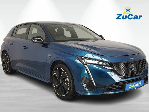 Peugeot 308 Hatchback, Electric, 2024, Blue