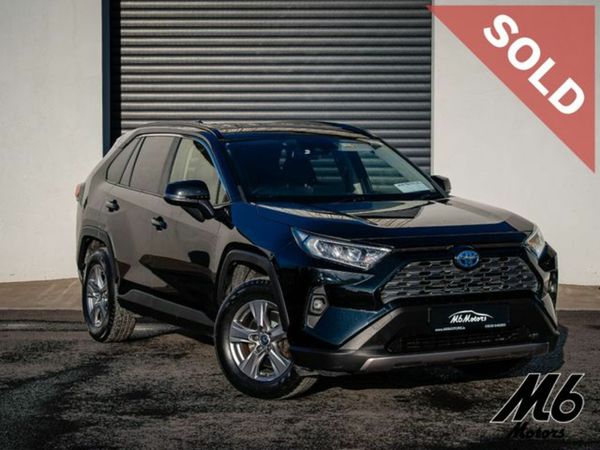 Toyota RAV4 Estate, Petrol Hybrid, 2022, Black