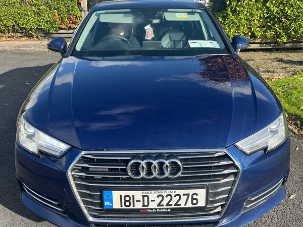 Audi A4 Saloon, Diesel, 2018, Blue