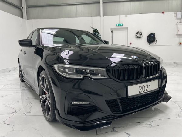 BMW 3-Series Saloon, Petrol Hybrid, 2021, Black