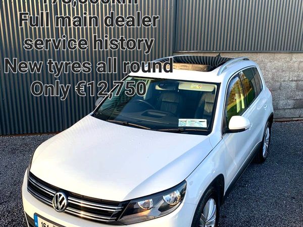Volkswagen Tiguan SUV, Diesel, 2016, White