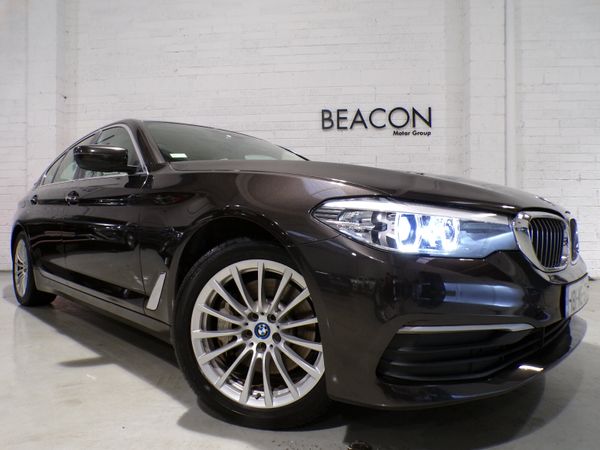 BMW 5-Series Saloon, Petrol Plug-in Hybrid, 2018, Brown