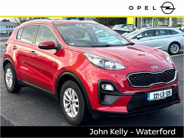 Kia Sportage SUV, Diesel Hybrid, 2022, Red