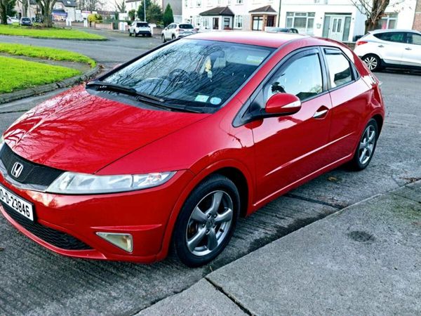 Honda Civic Hatchback, Petrol, 2010, Red