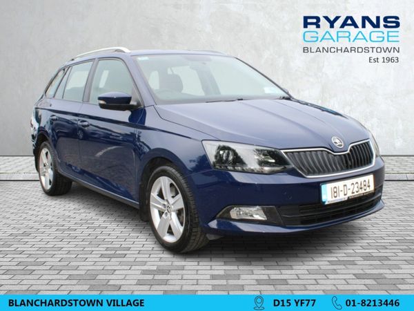 Skoda Fabia Estate, Petrol, 2018, Blue