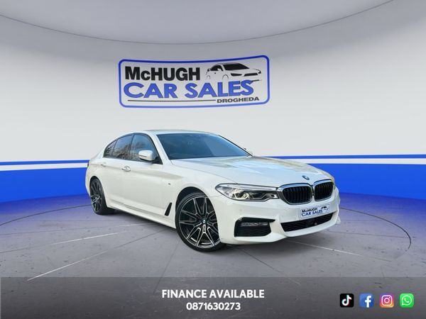 BMW 5-Series Saloon, Diesel, 2017, White