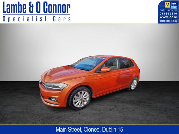 Volkswagen Polo Hatchback, Petrol, 2018, Orange
