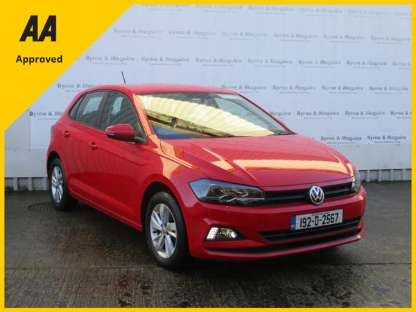 Volkswagen Polo Hatchback, Petrol, 2019, Red