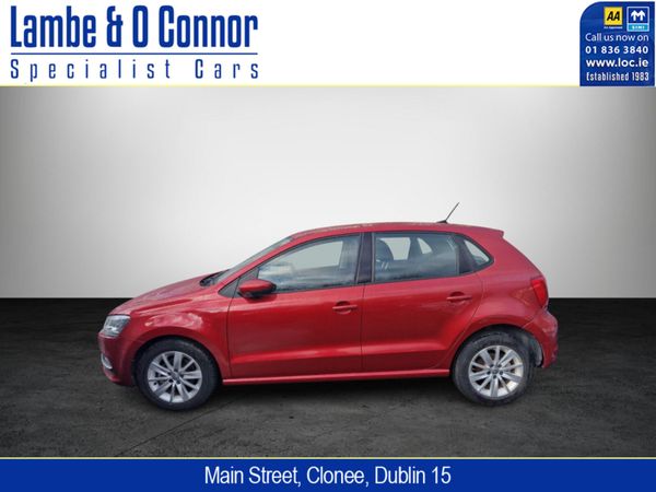 Volkswagen Polo Hatchback, Petrol, 2016, Red