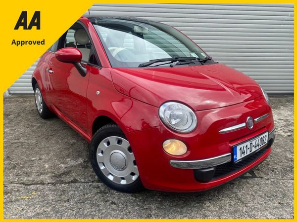 Fiat 500 Hatchback, Petrol, 2014, Red