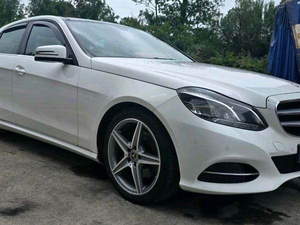 Mercedes-Benz E-Class Saloon, Diesel Hybrid, 2014, White