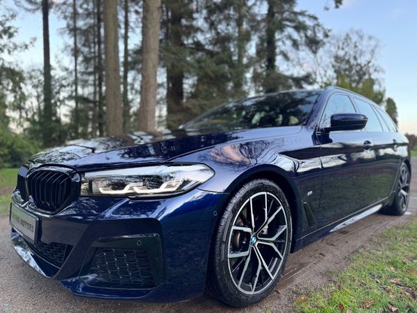 BMW 5-Series Estate, Diesel, 2024, Blue