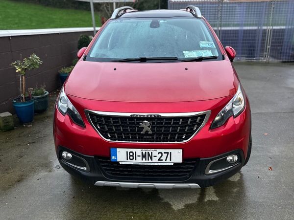Peugeot 2008 Estate, Petrol, 2018, Red