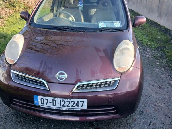 Nissan Micra Hatchback, Petrol, 2007, Red