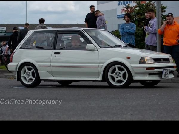 Toyota Starlet Hatchback, Petrol, 1989, White
