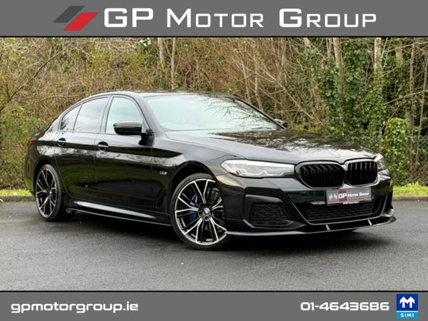 BMW 5-Series Saloon, Petrol Plug-in Hybrid, 2021, Black