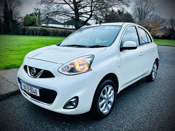 Nissan Micra Hatchback, Petrol, 2016, White