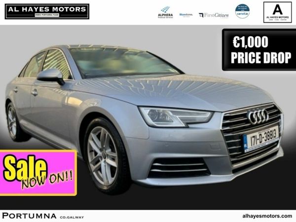 Audi A4 Saloon, Diesel, 2017, Silver