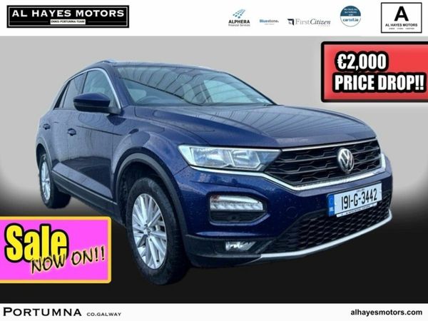 Volkswagen T-Roc SUV, Diesel, 2019, Blue