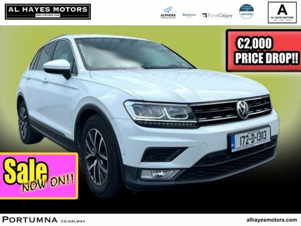 Volkswagen Tiguan SUV, Diesel, 2017, White