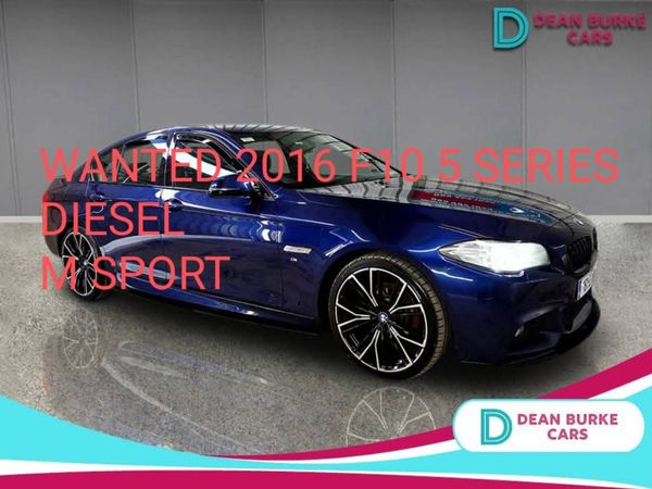 BMW 5-Series Saloon, Diesel, 2016, Blue