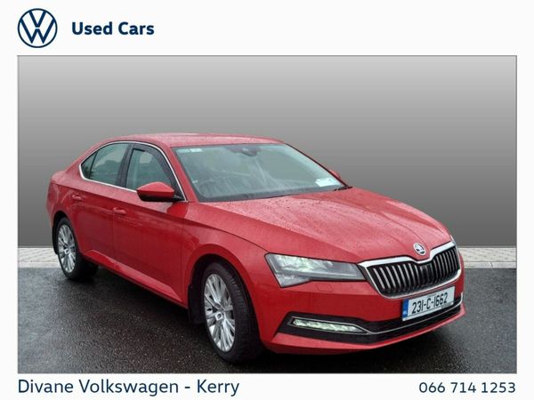 Skoda Superb Saloon, Diesel, 2023, Red