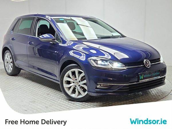 Volkswagen Golf Hatchback, Petrol, 2018, Blue