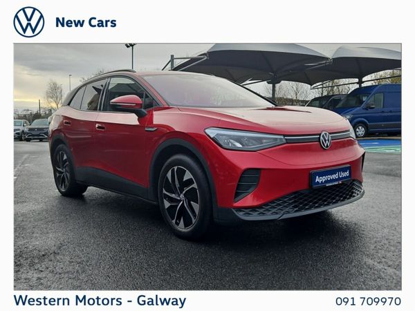 Volkswagen ID.4 SUV, Electric, 2022, Red