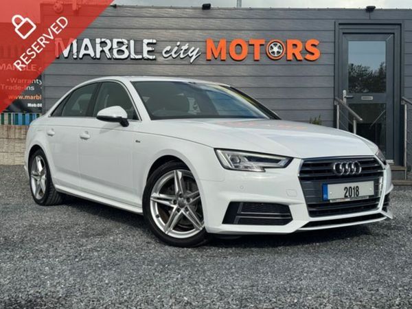 Audi A4 Saloon, Petrol, 2018, White