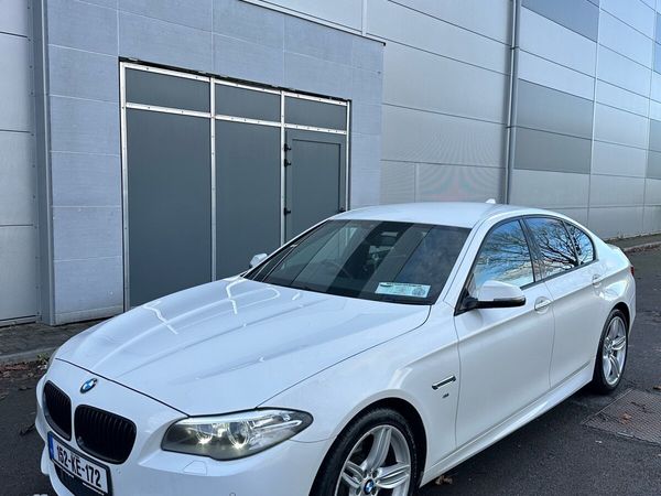 BMW 5-Series Saloon, Diesel, 2015, White