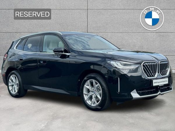 BMW X3 SUV, Diesel Hybrid, 2025, Black