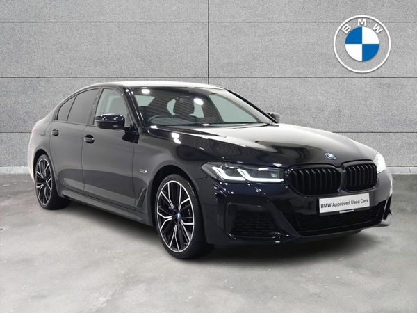 BMW 5-Series Saloon, Petrol Plug-in Hybrid, 2023, Black