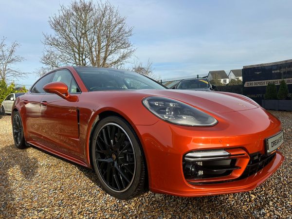 Porsche Panamera Hatchback, Petrol Hybrid, 2022, Orange