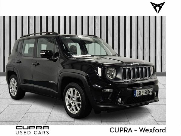 Jeep Renegade SUV, Petrol Hybrid, 2023, Black