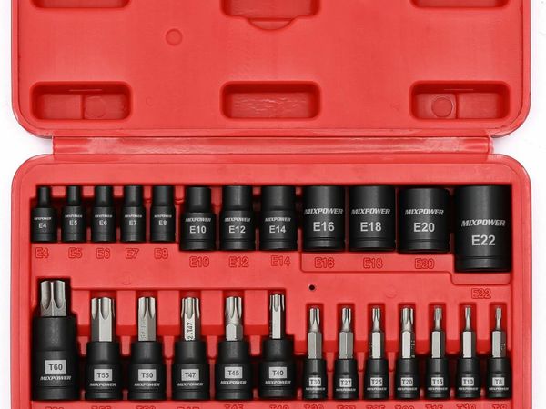 25-Piece Torx Bit and Female External Socket Set, for sale in Co ...