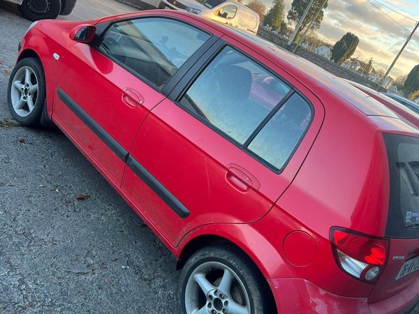 Hyundai Getz Hatchback, Petrol, 2006, Red