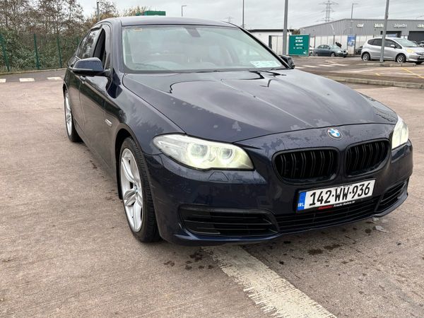 BMW 5-Series Saloon, Diesel, 2014, Blue