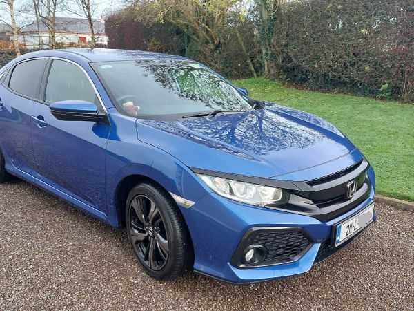 Honda Civic Hatchback, Petrol, 2021, Blue