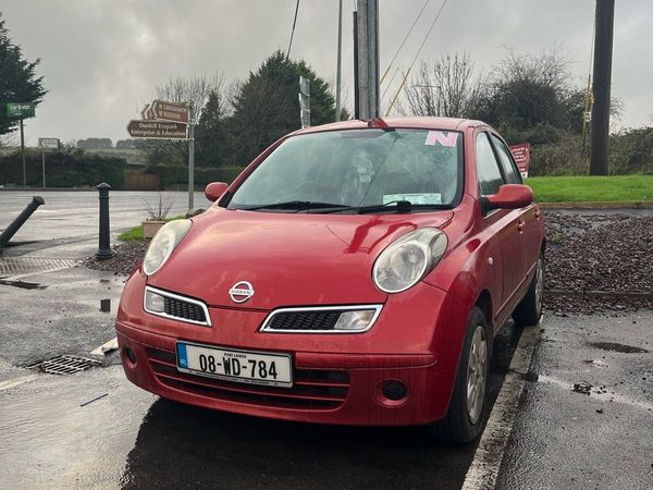 Nissan Micra Hatchback, Petrol, 2008, Red