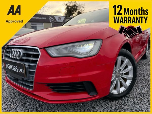Audi A3 Saloon, Petrol, 2016, Red