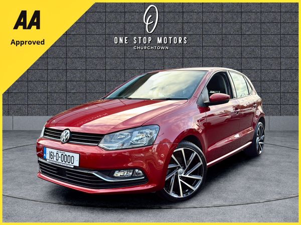 Volkswagen Polo Hatchback, Petrol, 2016, Red
