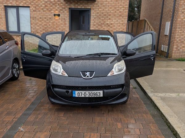 Peugeot 107 Hatchback, Petrol, 2007, Black