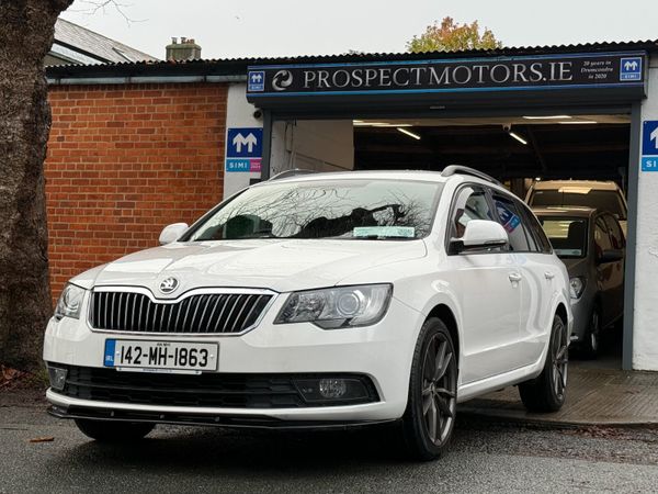 Skoda Superb Estate, Diesel, 2014, White