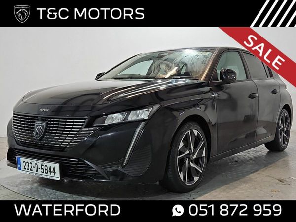 Peugeot 308 Hatchback, Petrol, 2023, Black