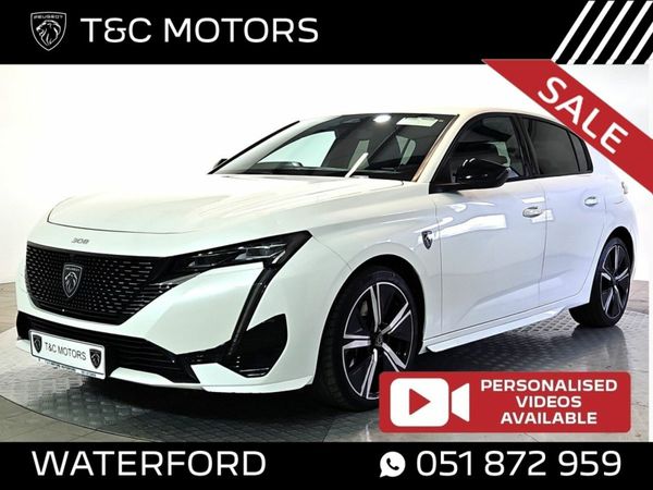 Peugeot 308 Hatchback, Petrol Plug-in Hybrid, 2023, White