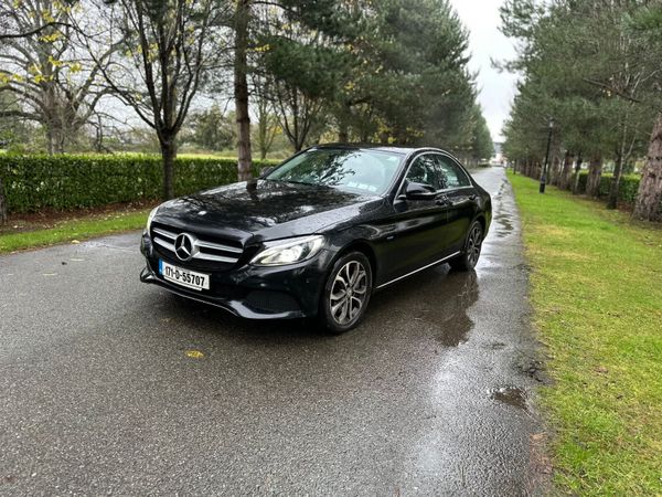 Mercedes-Benz C-Class Saloon, Petrol Plug-in Hybrid, 2017, Black