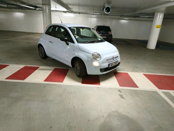 Fiat 500 Hatchback, Petrol, 2009, Blue