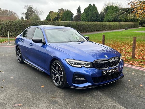 BMW 3-Series Saloon, Petrol Plug-in Hybrid, 2019, Blue
