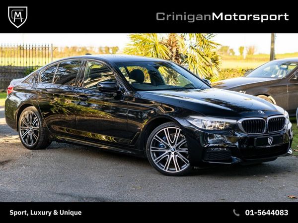 BMW 5-Series Saloon, Petrol Plug-in Hybrid, 2019, Black
